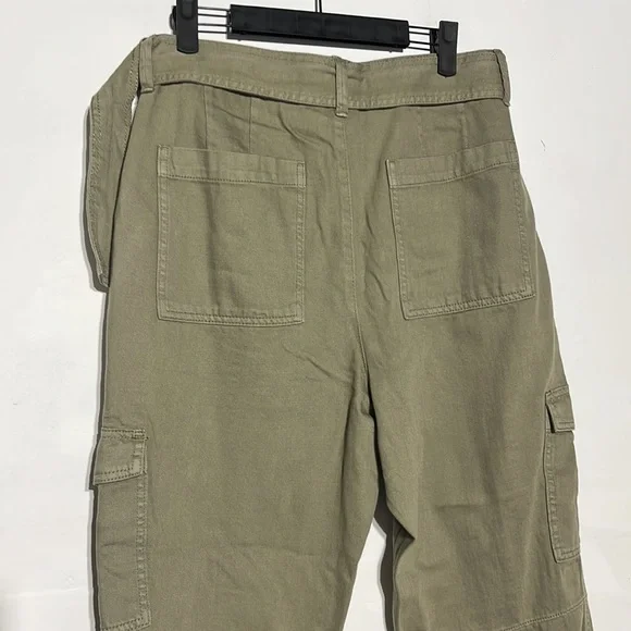 Banana Republic Utility High Rise Cargo Pants Surplus Green Size 10 - Picture 10 of 14